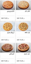 Pizza Hut menu 